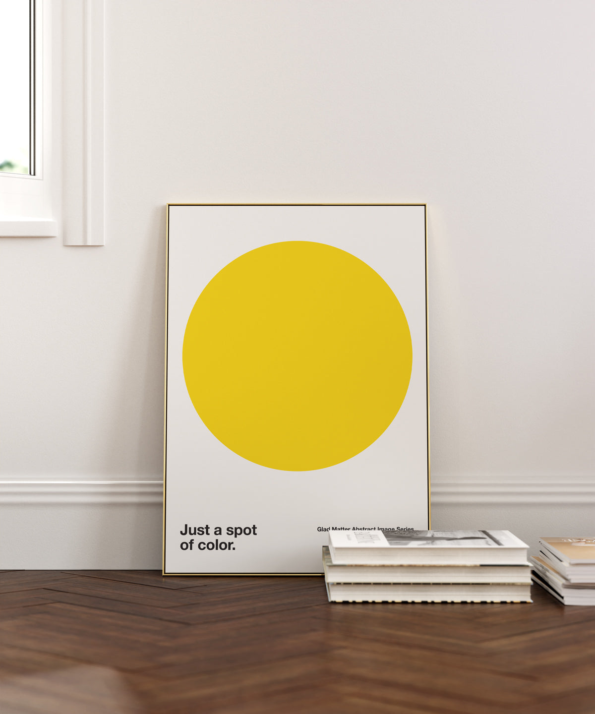 Just a Spot of Color (Sun Yellow) Fine Art Giclée Print by Holly McWhorter