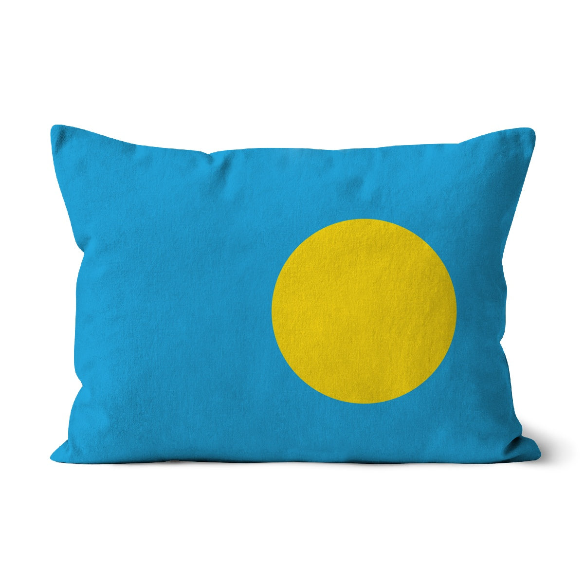SPOT OF COLOR Blue and Yellow Throw Pillow