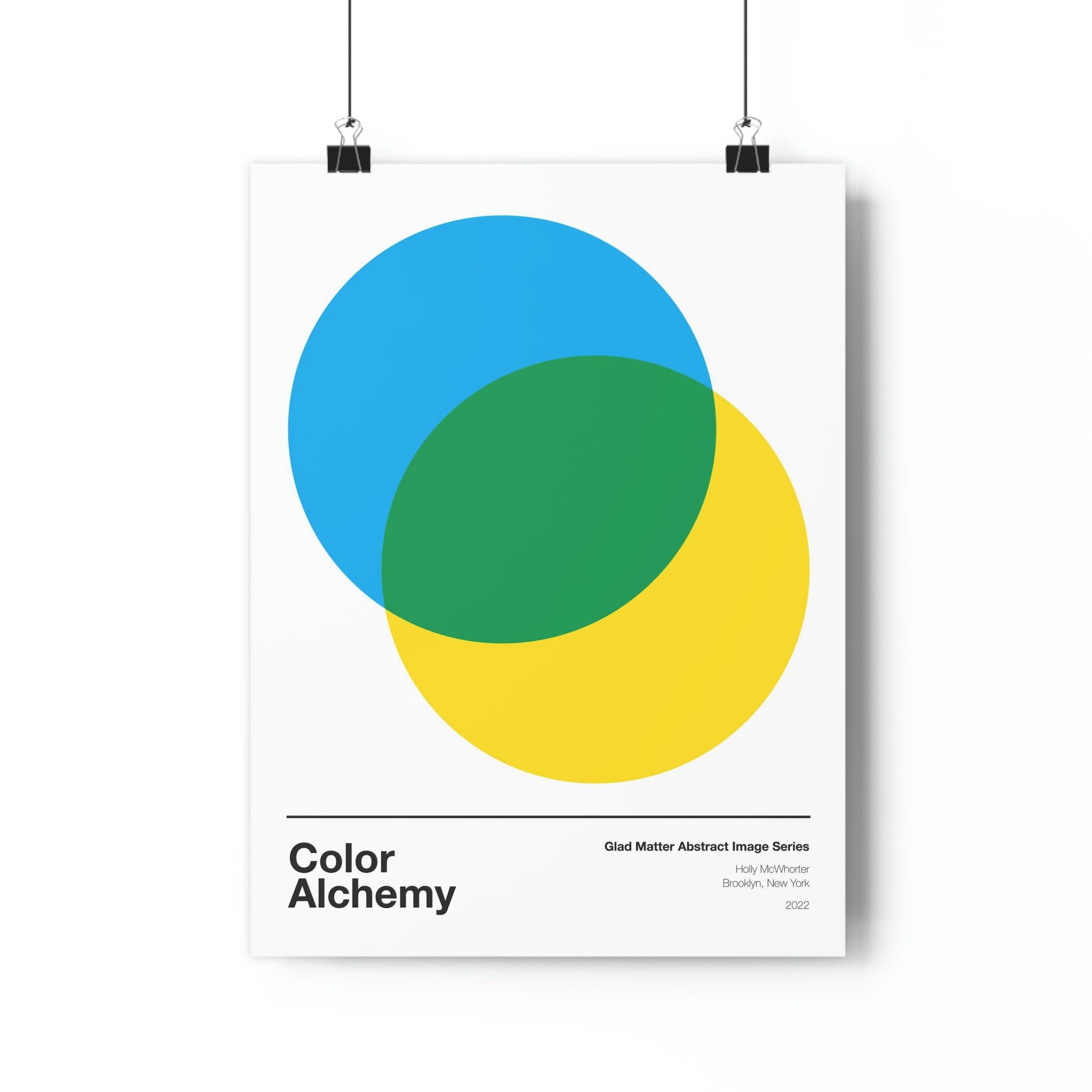 Color Alchemy Print Series: Blue-Yellow