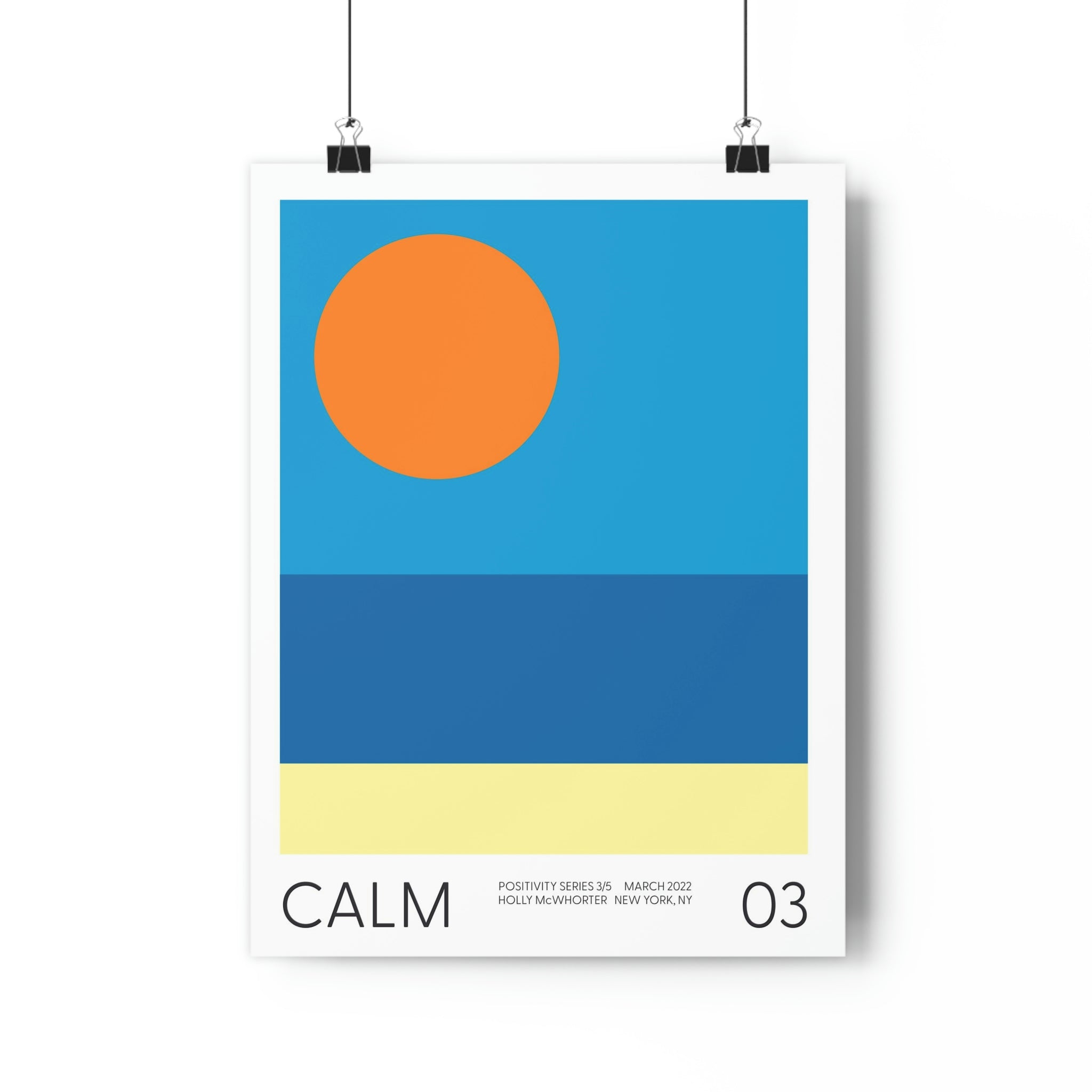 Positivity Print Series: CALM