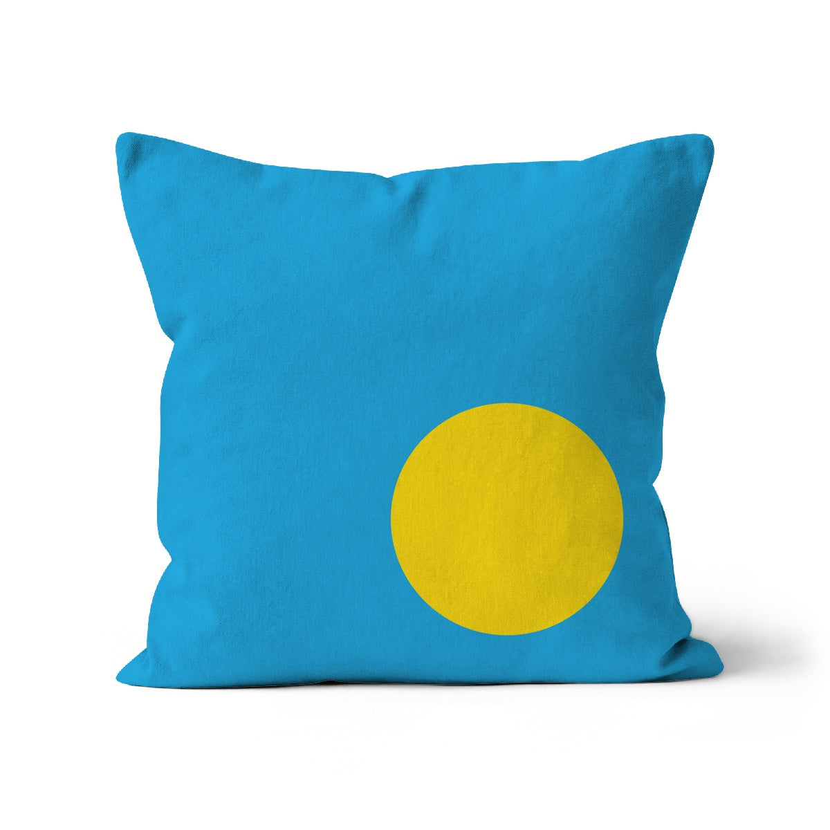 SPOT OF COLOR Blue and Yellow Throw Pillow